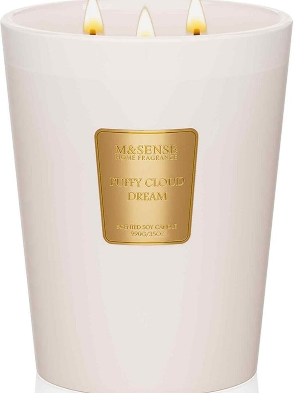 Large 35oz 3-Wick Soy Candle - Sunset Mandarin Scent for Summer Refresh